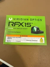 Viridian Optics RFX15 Green Dot Reflex Sight – 3 MOA, Shake Awake - 981-0019
