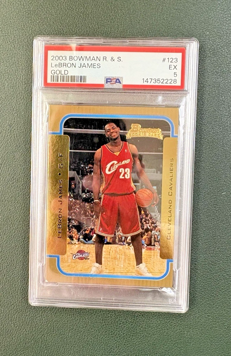 Bowman LeBron James Basketball Cleveland Cavaliers Sports Trading