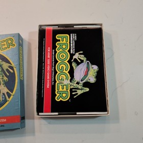 Frogger (Atari 5200, 1983)  Cartridge, Box & Manual - Cleaned Contacts 