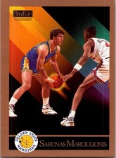 1990 Sarunas Marciulionis Rookie SkyBox Basketball #97 Golden State Warriors
