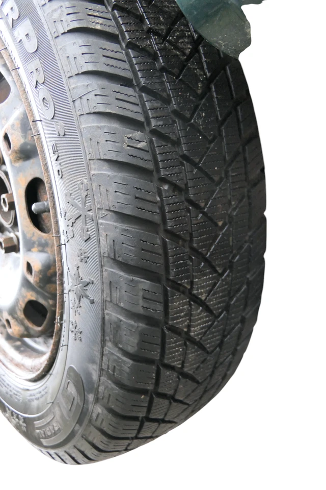 4x Skoda Fabia Felgen Reifen 165/70 R14 81T Winterreifen M&S 5jx14H2 ET35 6-8mm - Bild 4 von 4