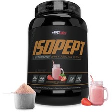 IsoPept Hydrolyzed Whey Protein Powder by EHPlabs - 100 Whey Protein Isolate 