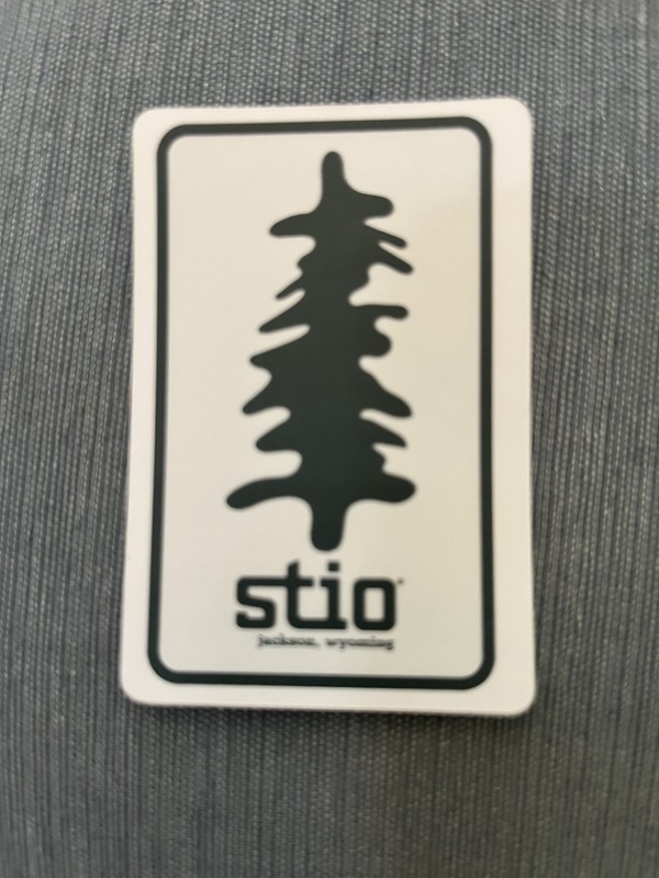 Stio Brand Jackson  Wyoming Sticker Green White Ski Snowboard Hiking mint cool