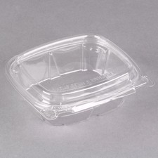 200 Pack 8 OZ Tamper-Evident Containers With Dome Lids Dart ClearPac Food
