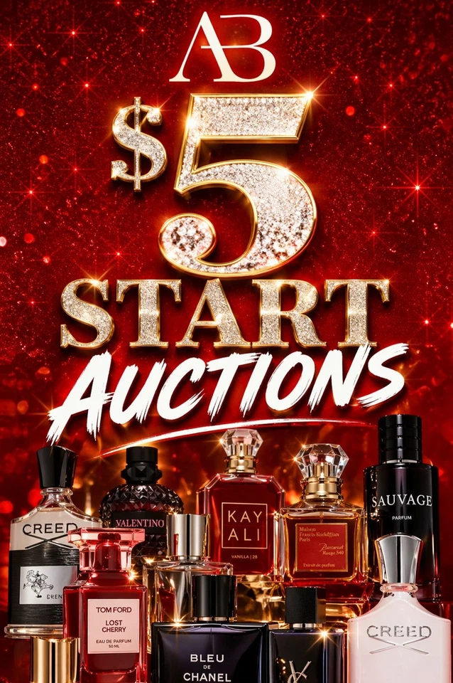 $5 Start Perfume Auctions 💥 Huge Deals Live 4/28