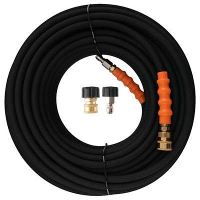 #ad #ad 1 4quot; 150FT Pressure Washer Extension Hose 4200PSI Steel Wire Braided Hot Cold $195.69
