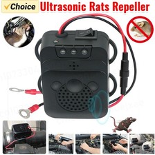 Ultrasonic Mouse Repeller 12V Rat Repellent Pest Control Non-Toxic Repeller