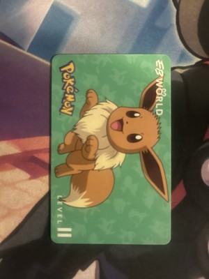 Eevee - Level 2 EB Games World Membership Card- Limited Edition Pokemon Day  | eBay Australia