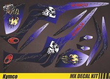 Kit Déco Quad pour / Atv Decal Kit for Kymco Maxxer - Blue Skull