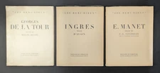 Set of 3 Les Demi Dieux Collection Manet Ingres De La Tour Editions du Dimanche!