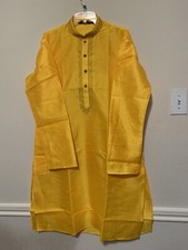 INDIAN/PAKISTANITraditional WEAR KURTA/PYJAMA For Men chest:46"