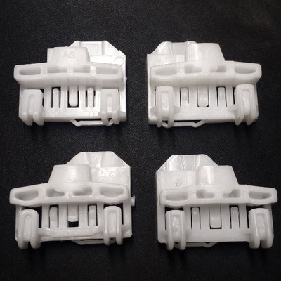 4x SET Fensterheber Gleitbacken Für BMW 3er 7er E32 E34 E36 | Komplettset Schiebetür Links & Rechts