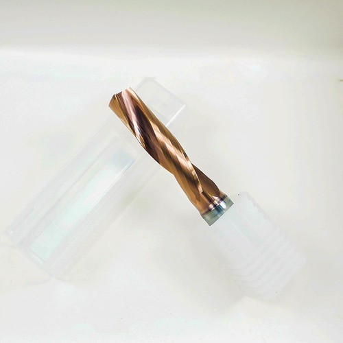 KLOT AlTiN Coated Solid Carbide Flat Bottom Drill Bit 6.1mm20mm Twist