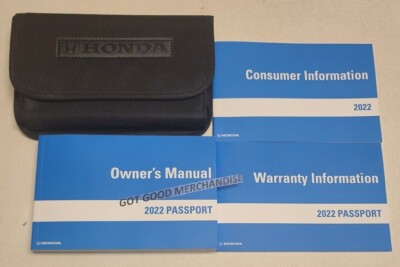 2022 HONDA PASSPORT OWNERS MANUAL USER GUIDE ELITE TOURING EXL SPORT 3.5 AWD FWD