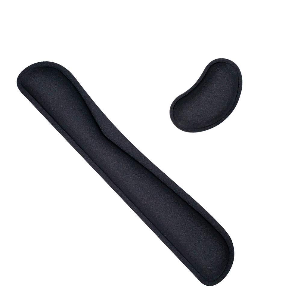 Ergonomic Memory Foam Keyboard and Mouse Wrist Rest Combo for Comfort-image