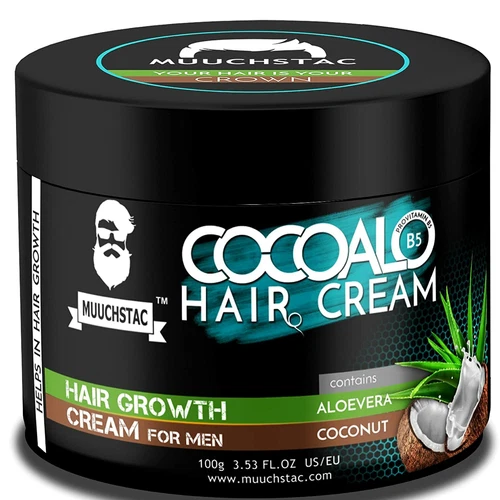 Muuchstac Cocoalo Hair Growth Men Cream 100 g Reduce Hair Fall Alovera Beads