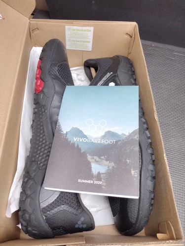 Zapatos Vivobarefoot para Hombres EU12 US 45 Negro Primus Trail Tierra Firme Aire Libre Senderismo - Imagen 17 de 18