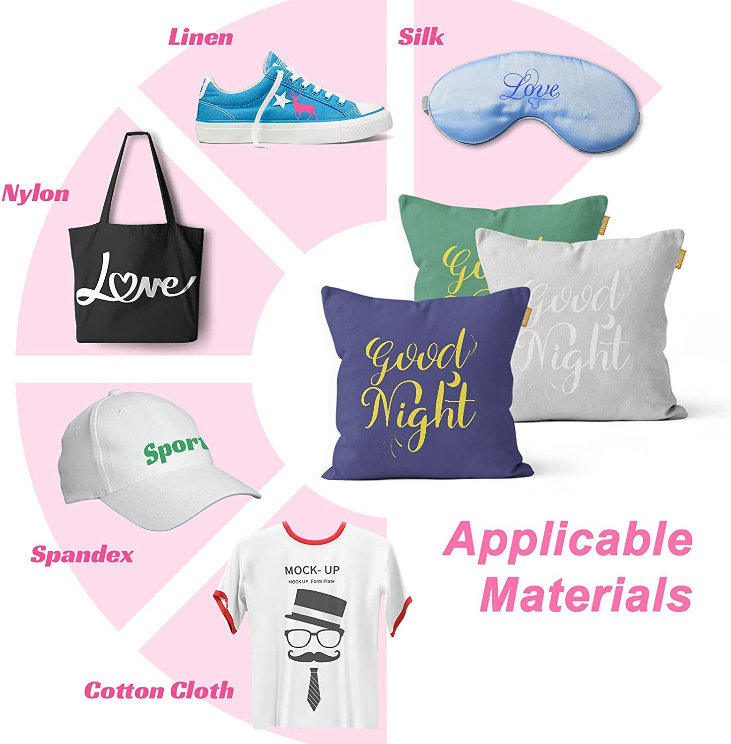 Heat Transfer Vinyl Bundle47 Pack 12" x 10"Iron on Vinyl for Heat