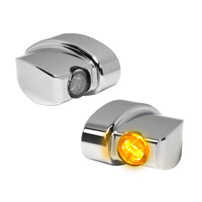 Heinzbikes Nano Series Winglets Blinker: Chrome