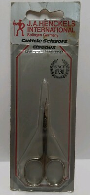 J. A. Henckels Cuticles and Hangnails Trimmers, Germany Vintage, New Scissors 