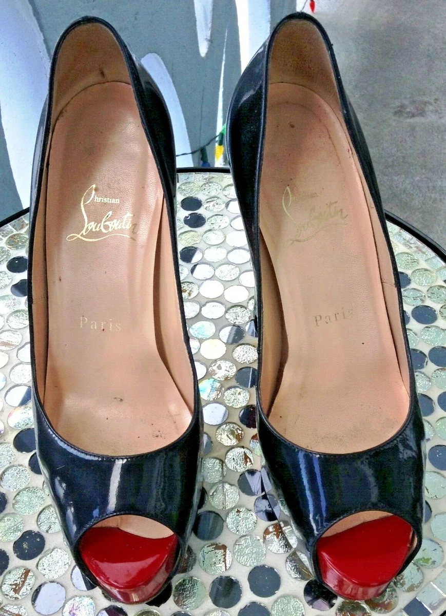 Used Christian Louboutin Paris heels. They come with 2 Louboutin