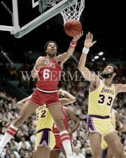 DJ287 Julius Erving Dr J Philadelphia Sixers 76 8x10 11x14 16x20 Colorized Photo