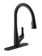 Kohler R43210-BL Bevin Pull-Down Kitchen Faucet in Matte Black NEW