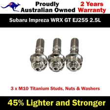 Titanium Turbo Charger Stud Kit For Subaru Impreza WRX GT EJ255 2.5L