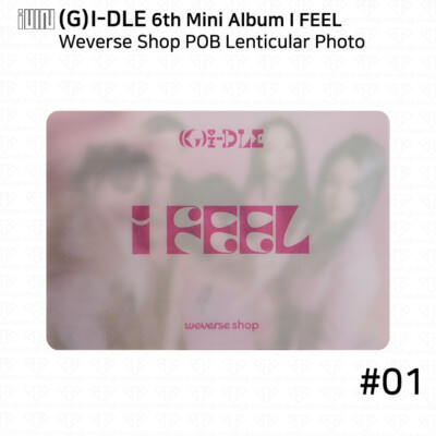 G)I-DLE G-IDLE IDLE 6th Mini Album I Feel POB Photocard MIYEON