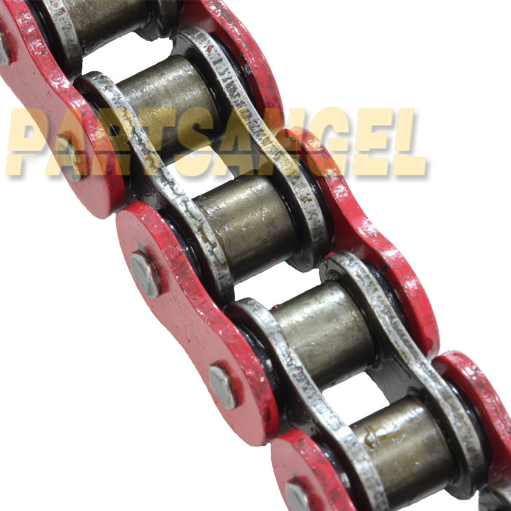 530 X 120 Links Motorcycle ATV RED O-Ring Drive Chain 530-Pitch - Foto 6