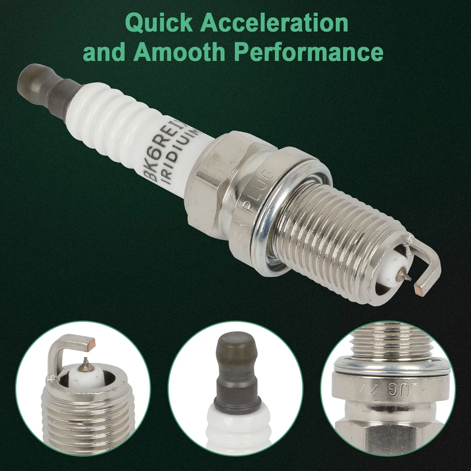 4x Iridium & Platinum Spark Plugs For 2011-2016 Honda CR-Z 1.5L l4 - Изображение 2 из 4