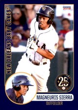 2018 New Orleans Baby Cakes Choice #25 Magneuris Sierra Dominican Republic Card
