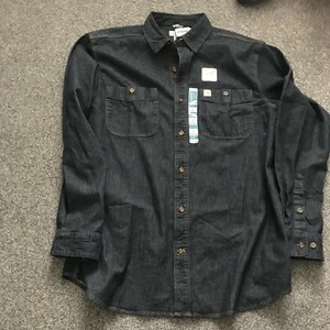 denim overshirt mens