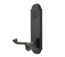 Emtek Annapolis, Single Cylinder W/ Rope Style Handleset -Oil Rubbed Bronze
