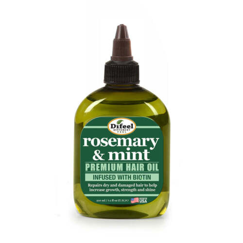 Difeel Rosemary and Mint Premium Hair Oil with Biotin 7.1 oz. - Picture 1 of 9