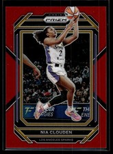 Nia Clouden 2023 Panini Prizm WNBA Red Prizm Card 153/199 #18
