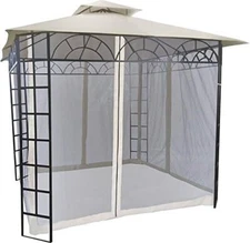 65786 Gazebo Netting  Fits Most 10' X 10' Gazebos (Gazebo NOT Included)