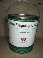 Clear MATTE-UV 250 Exterior/INTER.Wood Finish 1 Gal. Stain Durable Coating Paint