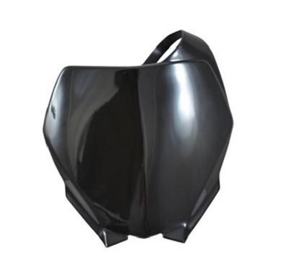 Plaque numero cross type YZ UFO noire haute resistance pour moto