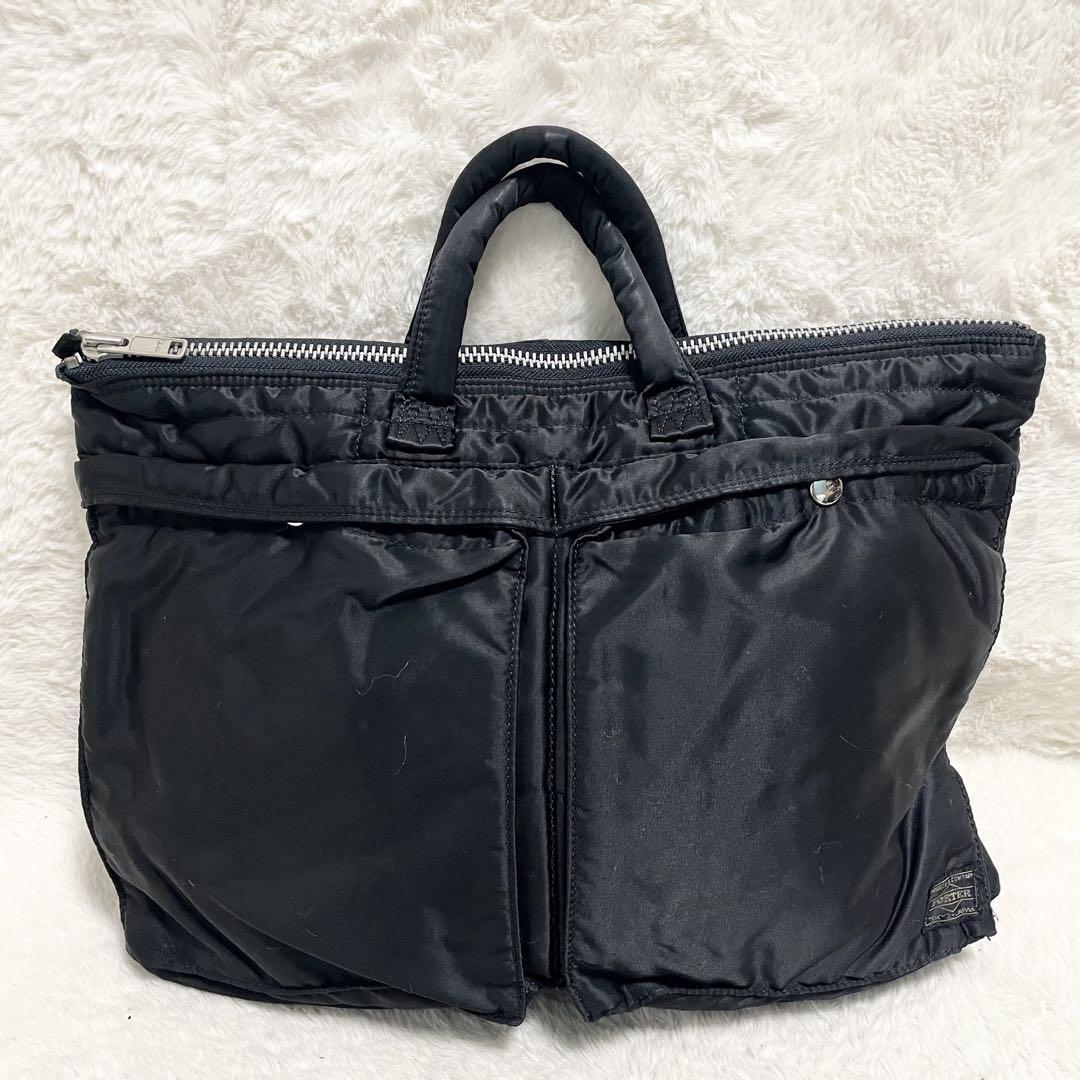 Porter Tanker Helmet Bag Black Large Capacity A4 Business Briefcase