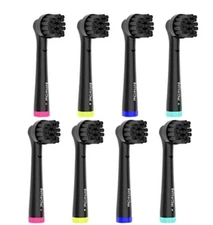 2 Packs Charcoal Toothbrush Heads Compatible w Oral B Electric Toothbrush (B7)