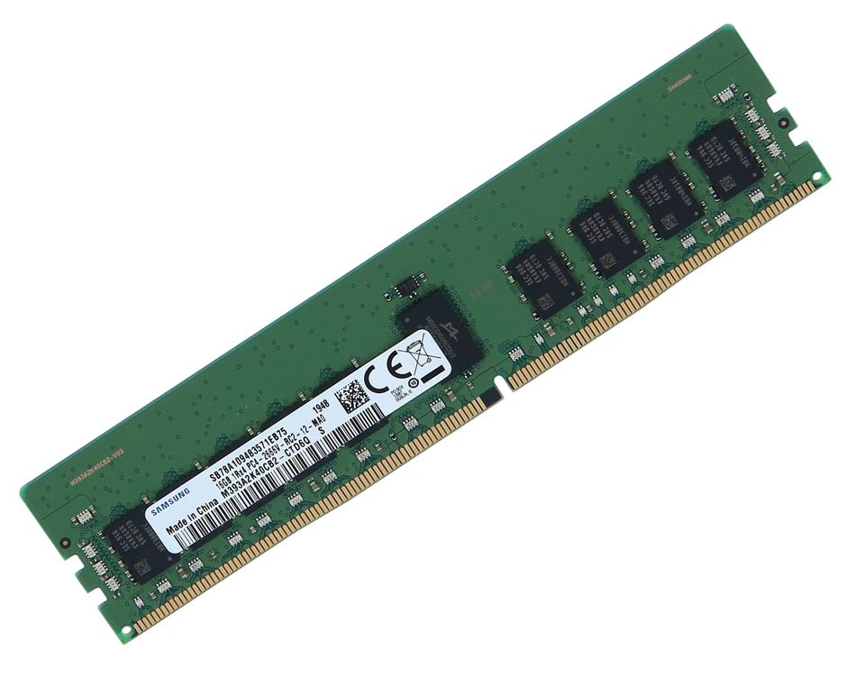Samsung 16GB DDR4 2666MHz 1Rx4 ECC REG M393A2K40BB2-CTD RDIMM Server Workstation