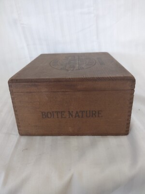 Wooden Corona Cigar Box with Latch 7x7x3 | eBay