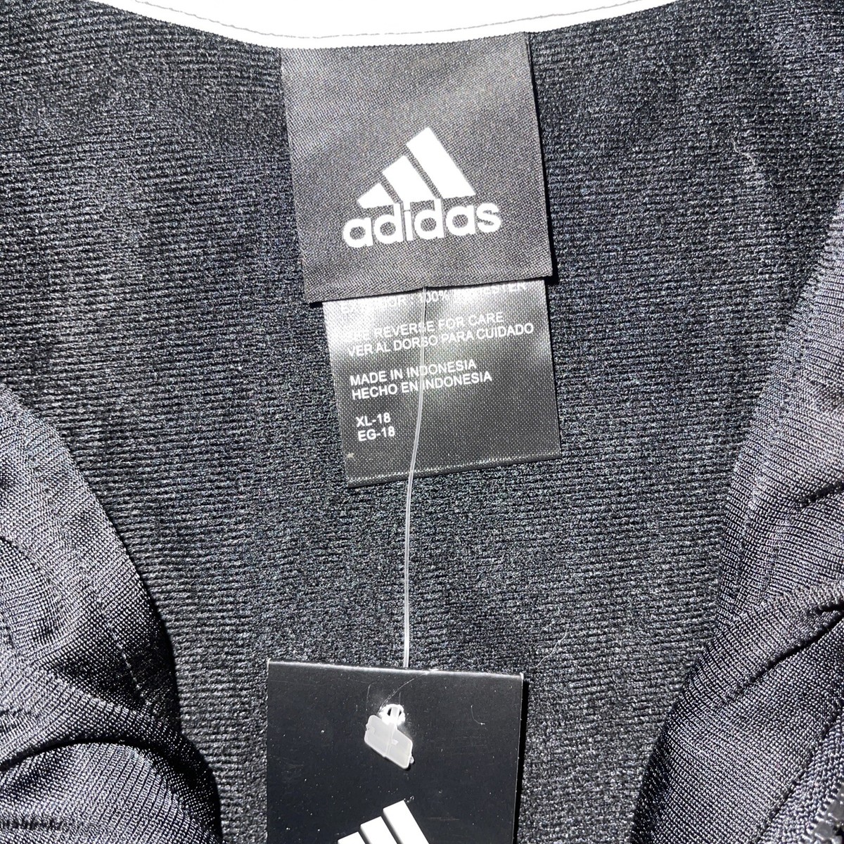 adidas ジップアップジャケット 黒 size XL Adidas Track Jacket zip up Youth Size XL(18) | eBay