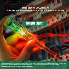 Electrician Test Pen LED Color Light Induction Zero Line Fire Line Test Tools
