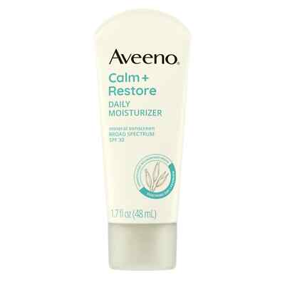 Aveeno Calm + Restore Daily Moisturizer Mineral Sunscreen, 1.7 fl. oz