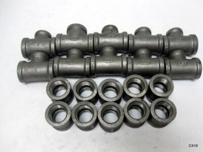 20 Pack of Mixed 3/4'' Pipe Fitting Coupling and Tees DN15, TZH
