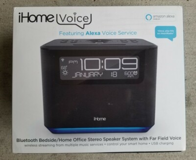 HOT Alexa Voice Alexa Ihome Alarm Clock Alarm Clock Amazon
