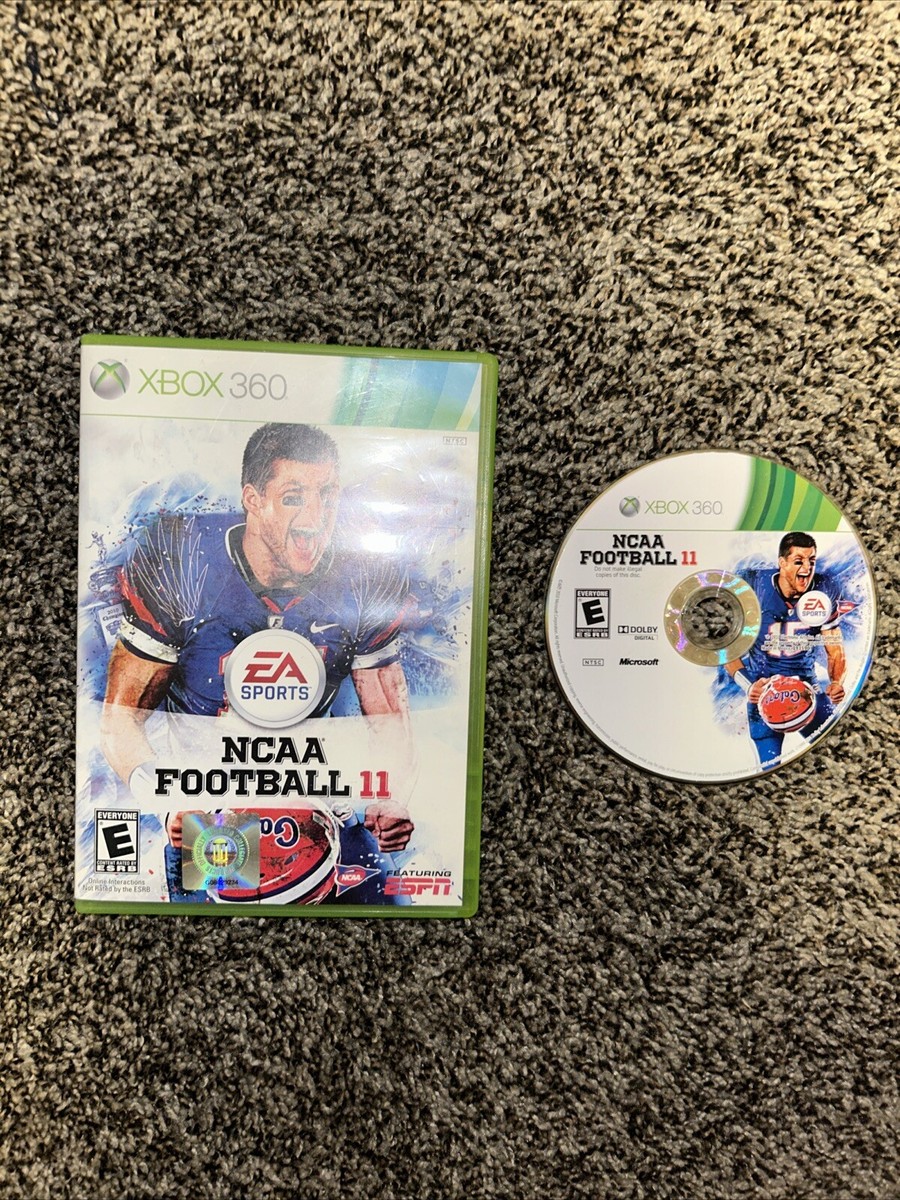 NCAA Football 11 (Microsoft Xbox 360, 2010) Untested