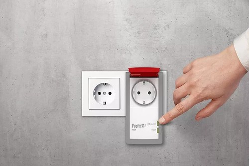 AVM FRITZ!DECT 210 intelligente Steckdose Smart Home Spritzwasserschutz IP44 - Afbeelding 4 van 6